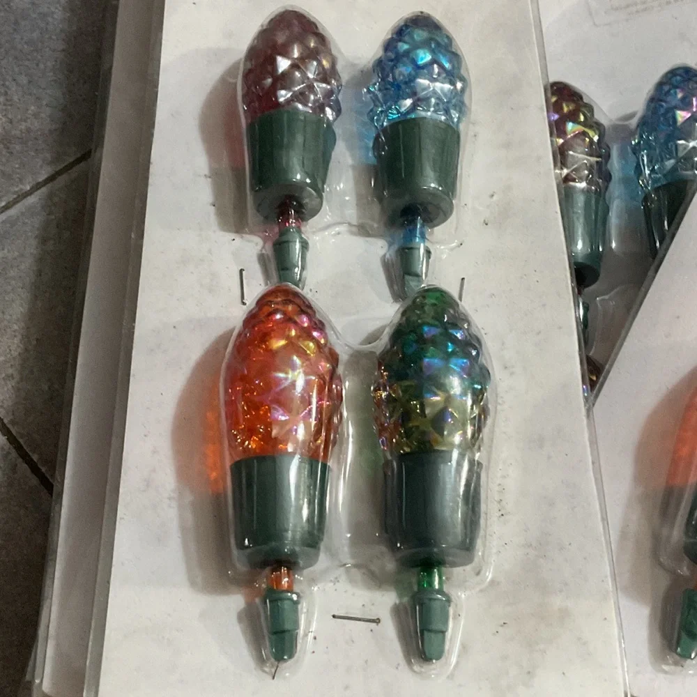 Kurt Adler Festive Multicolor Party Lights 8 packs of 4